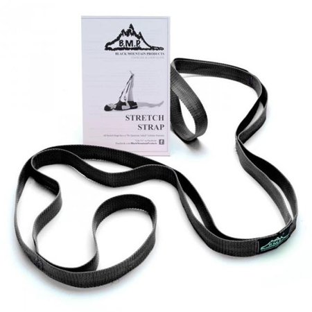 BLACK MOUNTAIN PRODUCTS Black Mountain Products Stretch Strap Black Black Stretch Strap Stretch Strap Black